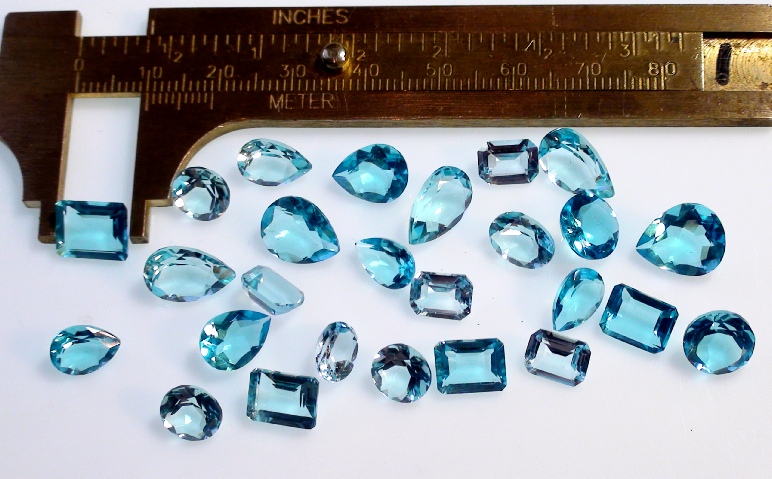 Ocean Blue Topaz Parcel of Fifty Carets